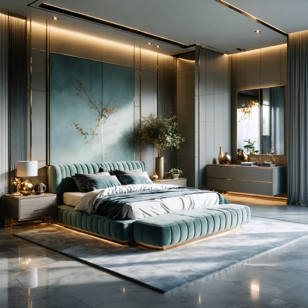 Contemporary bedroom design