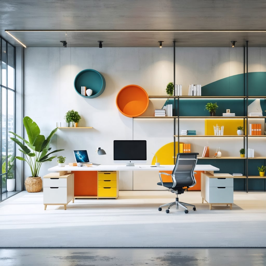 Modern office workspace design